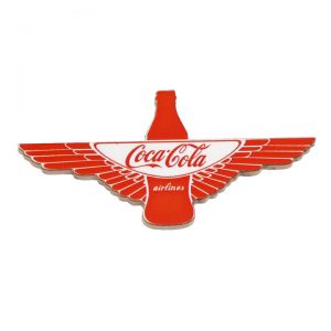 бейдж с гравировкой Coca Cola