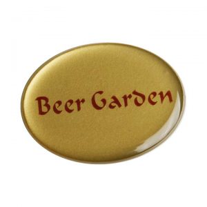 бейдж с полимерной заливкой Beer Garden