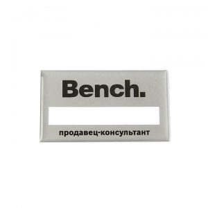 бейдж с полимерной заливкой Bench