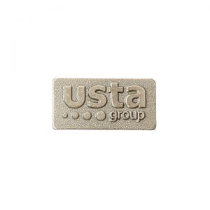 значок металлический штамповка Usta 2