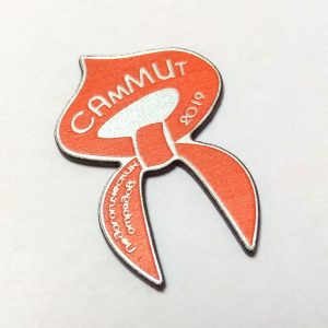 значок пластиковый уф печать саммит