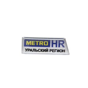 значок полимерный Metro
